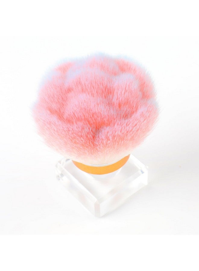 ANGNYA ANGNYA Nail Dust Brush for Acrylic Nails, Pink Rose Soft Brush Nail Art Dust Powder Remover Makeup Brushes Manicure Brush Clean Up Tools Nail Art Brush - Image 3