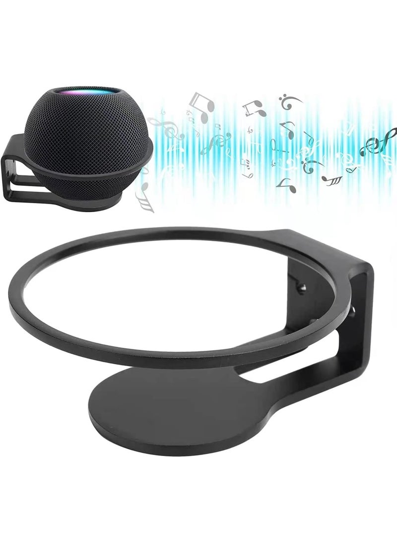 Zikra Wall Mount for HomePod Mini, Sturdy Steel Stand Holder, Black, Wall-Mounted - Image 5