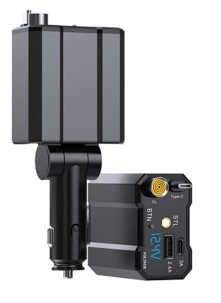 شاحن السيارة - محول سريع الشحن 5 في 1، تعريف ذكي، شحن سريع QC3.0، منفذ من النوع C+USB-A + نجمة إضاءة محيطة علوية وشاشة عرض الجهد - متوافق مع الآيفون والآيباد والجالاكسي - مخرجات قوية وآمنة ومتينة - pzsku/Z37FD4982FCEAE10AC2E9Z/45/1749037359/7bf3cdd1-4500-471c-8fd9-e264f009c5d2