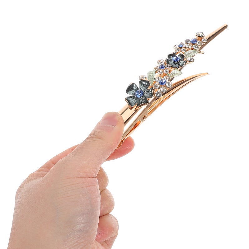 Decorative Hair Clip For Women With Rhinestones Flower Design Clip Hair Clip For Women Clip Clip Fine Hair - Image 4