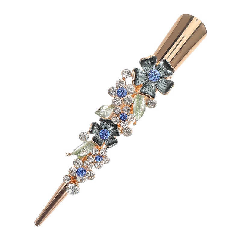 Decorative Hair Clip For Women With Rhinestones Flower Design Clip Hair Clip For Women Clip Clip Fine Hair - Image 1