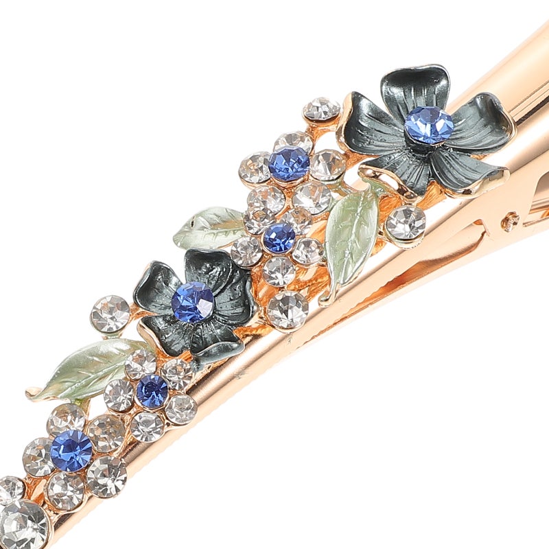 Decorative Hair Clip For Women With Rhinestones Flower Design Clip Hair Clip For Women Clip Clip Fine Hair - Image 3