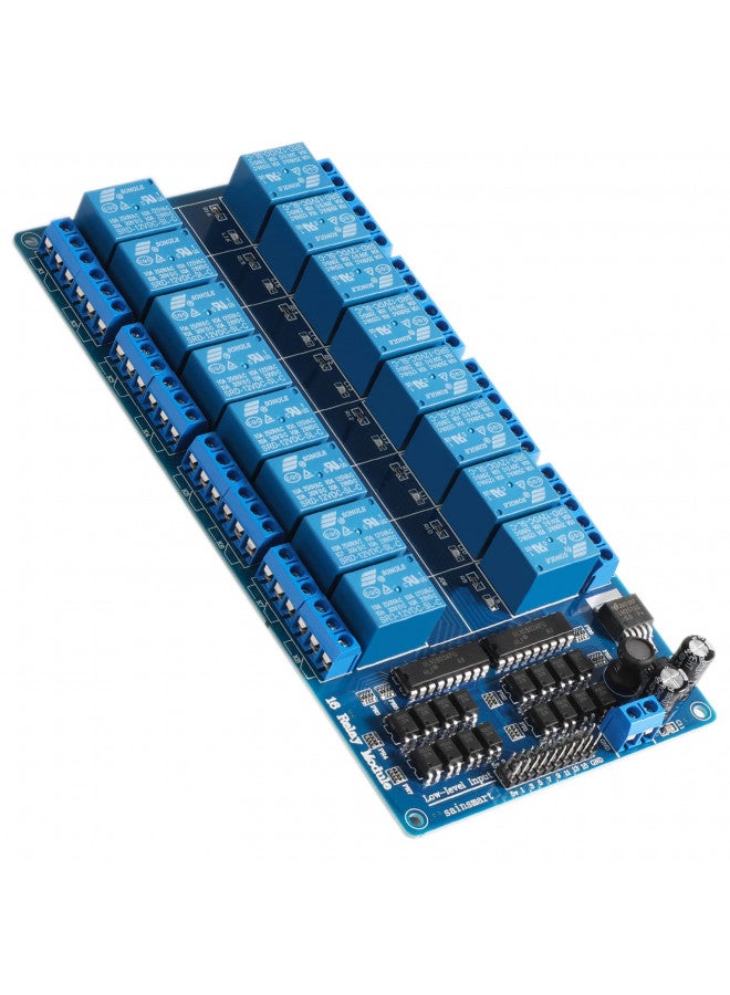 SainSmart 16-Channel 12V Relay Module Board for Arduino DSP AVR PIC ARM