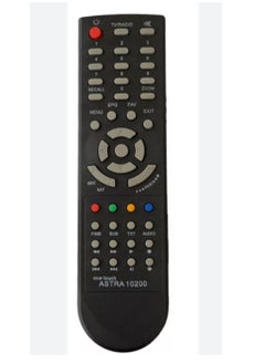 Generic Astra 10200/10400/10300 HD Receiver Remote Control Black 