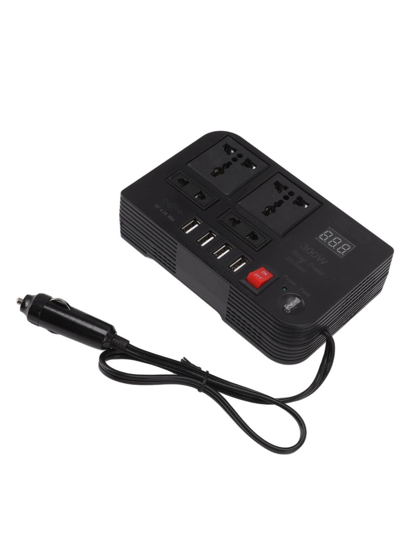 ELTRAZONE 12V 300W Car Power Converter Inverter, DC to AC for Phone and Devices, Easy Operation Car Inverter - Image 5