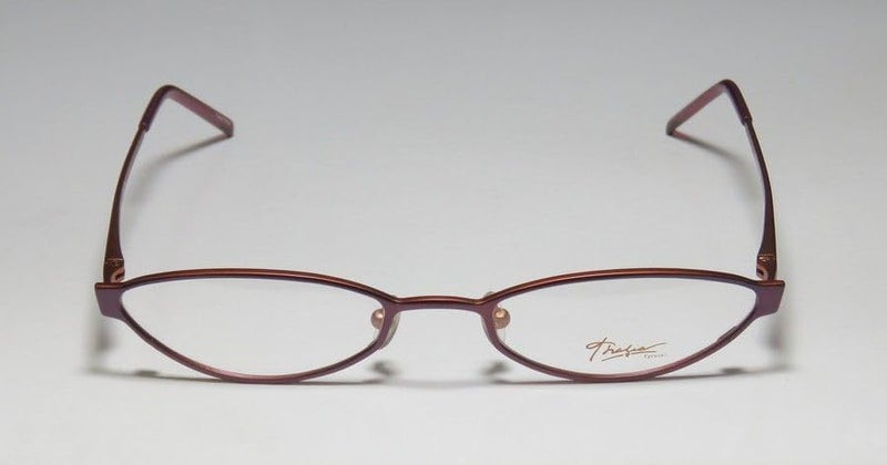 Thalia Lolita For Women CatEye Full-Rim Shape Spring Hinges High-End School Teacher Look Eyeglasses/Eyewear (51-19-135, Bronze/Grape) - Image 4