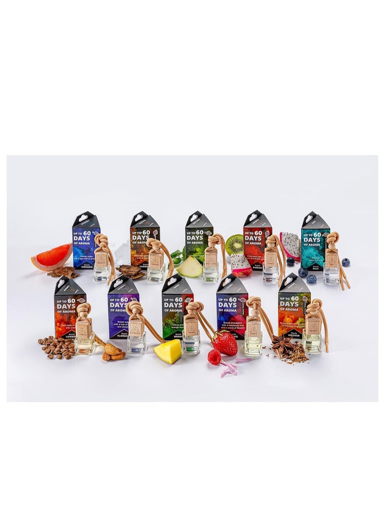 Aero Car Air Freshener, BY France,Private Blend Fragrance Oil, Luxury Essential Diffusers, Air Purifiers Exquisite Aromas - Image 3