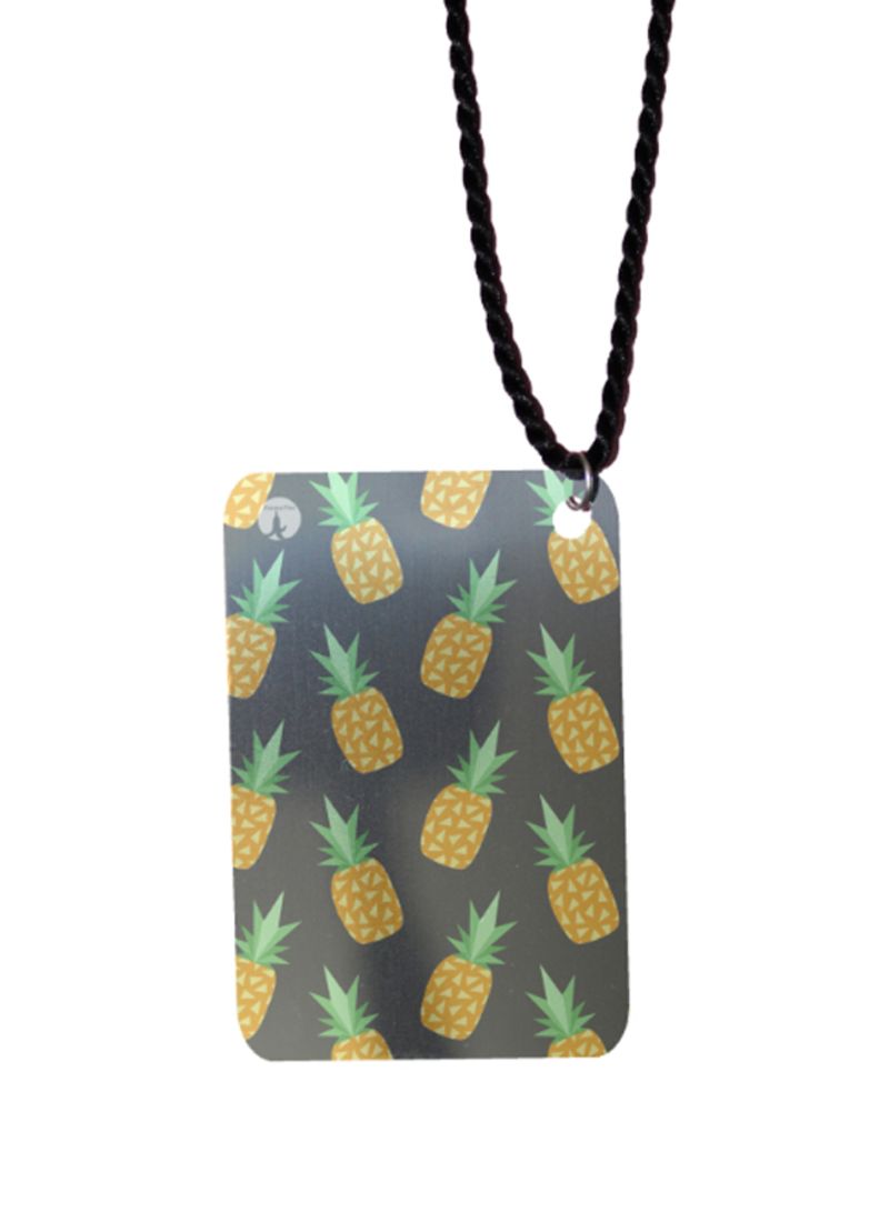 RKN Pineapples Printed Car Mirror Pendant - Image 2