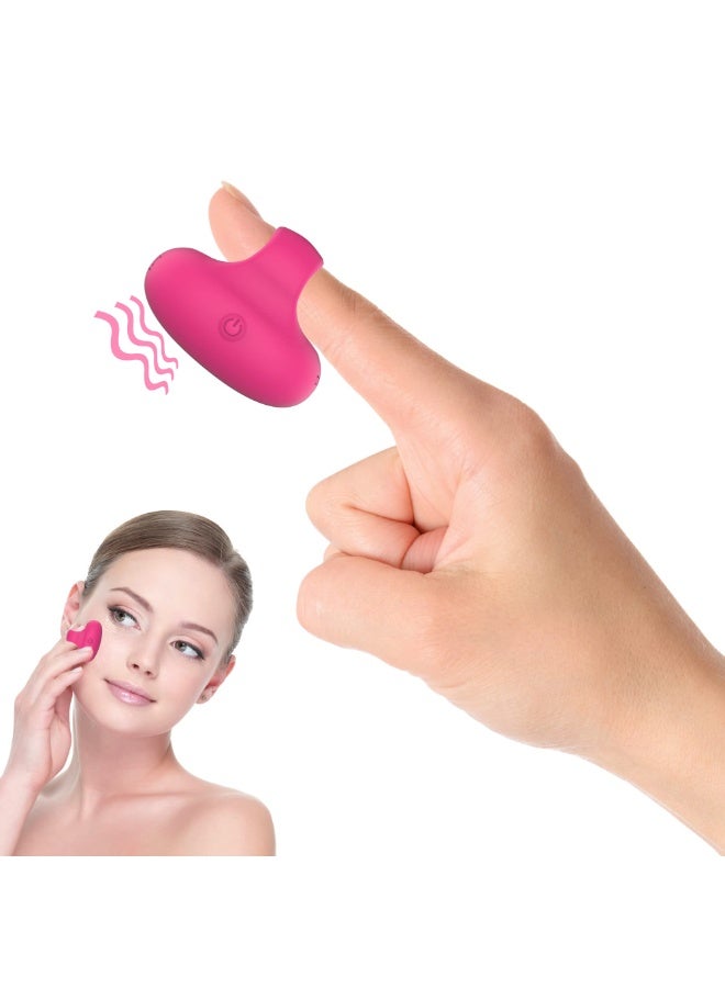 Compact Vibrating Face & Eye Massager, Portable Travel Pocket USB Rechargeable, Personal Massager Handhold Portable Quiet Waterproof，facial Muscle Firming Anti-Aging Relieves Eye Dark Circles, Puffiness, Fatigue - Image 1