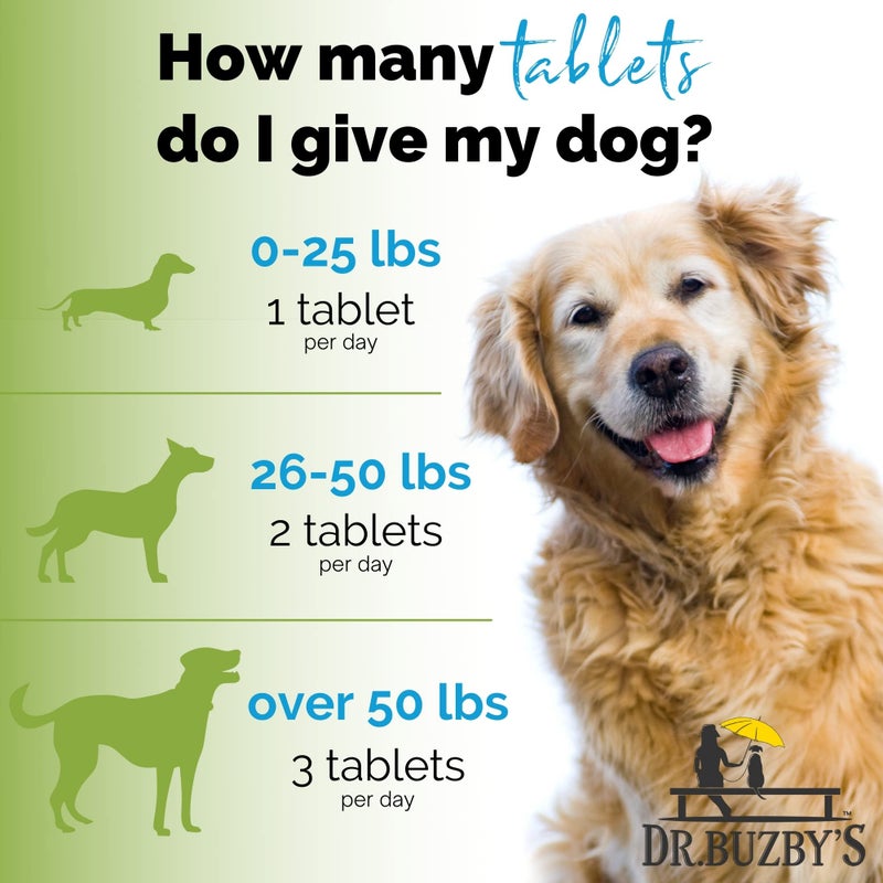 Dr. Buzby's Dr. Buzbyâ€™s Encore Mobility Hip & Joint Supplement for Senior Dogs, 90 Chewable Tablets, Natural New Zealand Deer Velvet and Green Lipped Mussel, Pet Pain Relief - Image 5