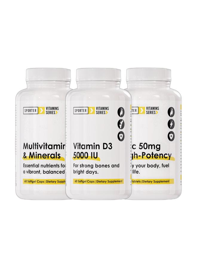 Sporter Daily Wellness Essentials Bundle – Vitality, Energy & Immune Support - Image 1