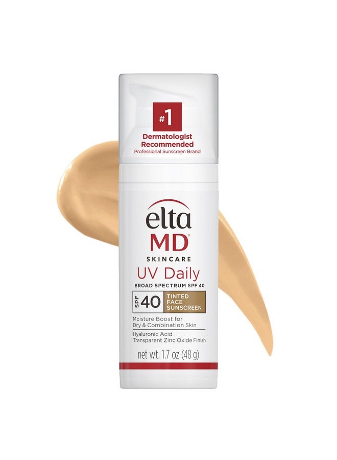 ايتا ام دي مرطب يومي ملون للوجه بعامل حماية من أشعة الشمس 40، مرطب ملون للوجه بعامل حماية من أشعة الشمس، رائع للبشرة الجافة والمختلطة والعادية - Image 1