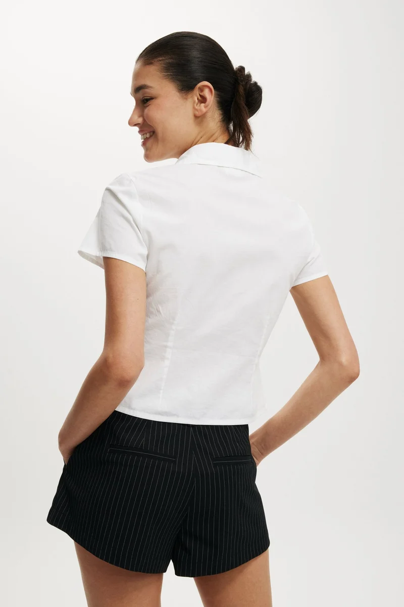 Cotton On  MAYA ROUCHED SHIRT for Women | Best Price UAE