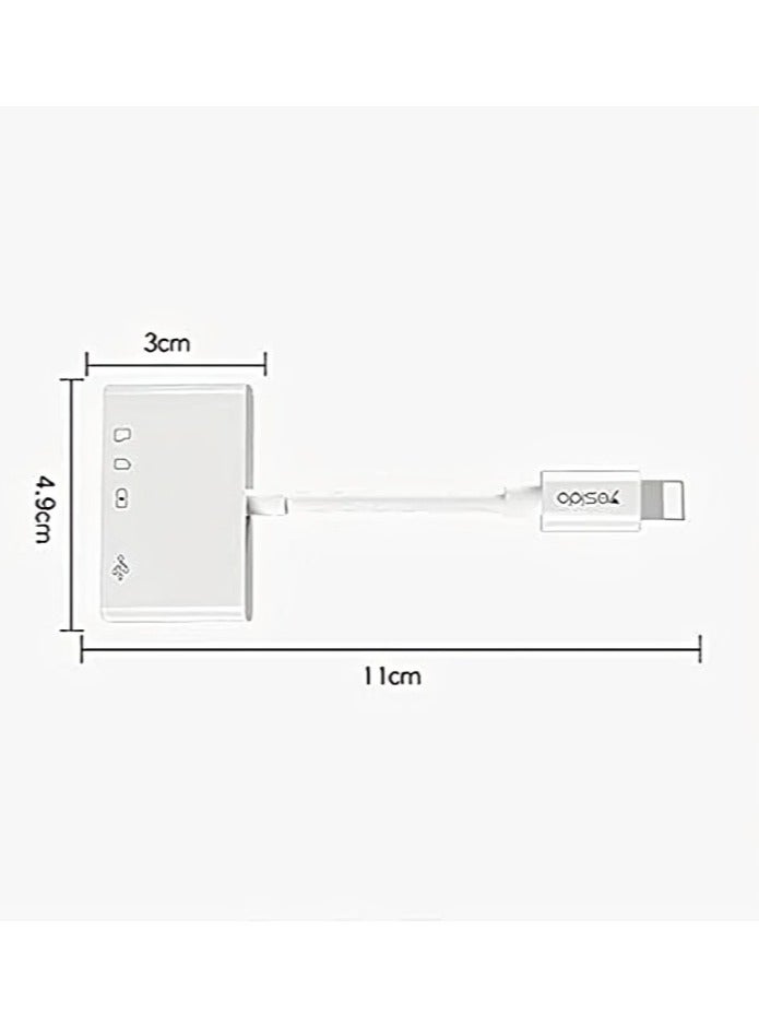 Yesido GS12 Lightning to USB Adapter, Otg Adapter - Image 5