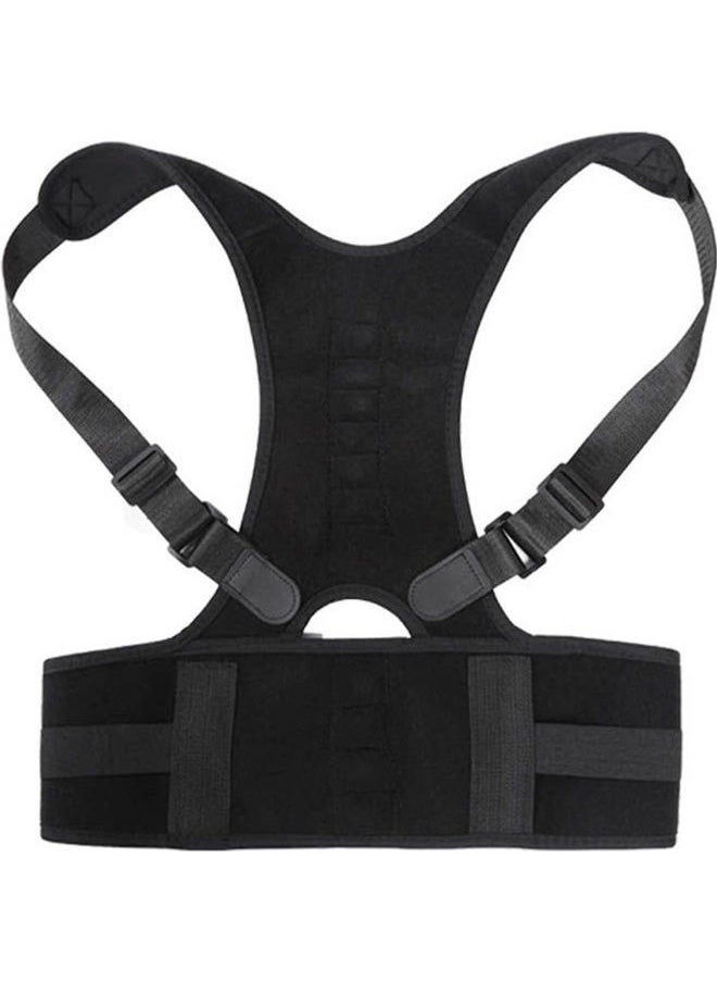 NIBEMINENT Back Posture Corrector Magnetic Brace Support Shoulder Spine Lumbar Pain Correction Belt Corset  - Image 1