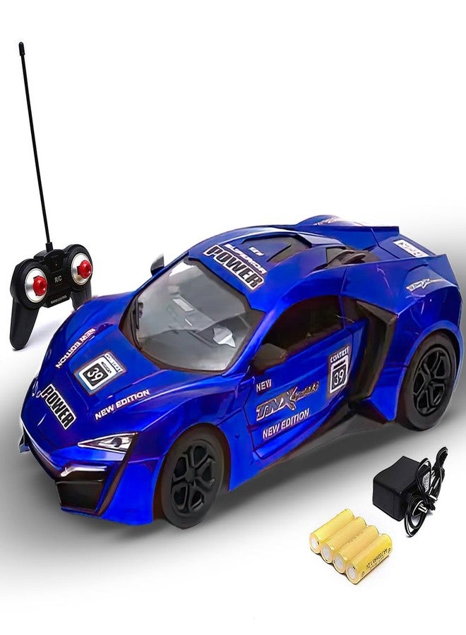 Wizplex WizToy Italian Sports Remote Control Car (3 Months Warranty) with High Speed, LED Light & USB Charging RC Car Toy for Kids Boys & Girls of 3-10 Years Age - Image 1