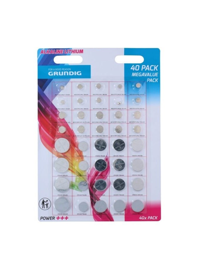 Grunding Battery 40pc