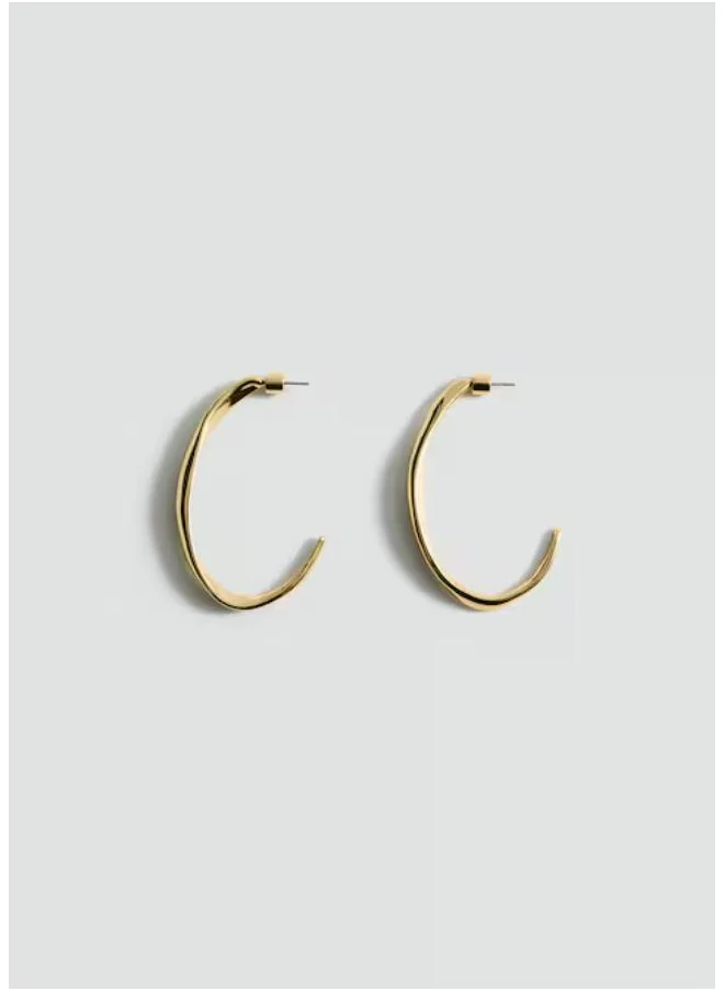 مانجو Twisted Hoop Earrings