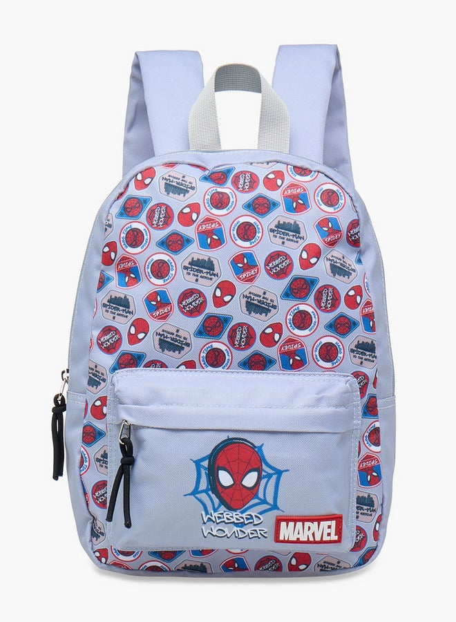 MARVEL Boys Spider-Man Print School Backpack with Adjustable Shoulder Straps - 33x24x10 cm  - Image 1