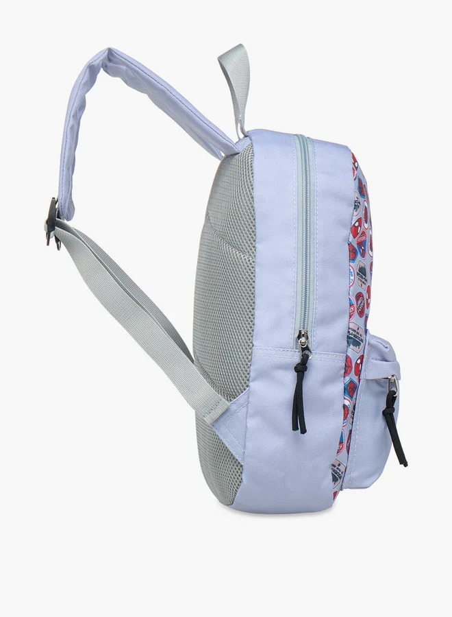 MARVEL Boys Spider-Man Print School Backpack with Adjustable Shoulder Straps - 33x24x10 cm