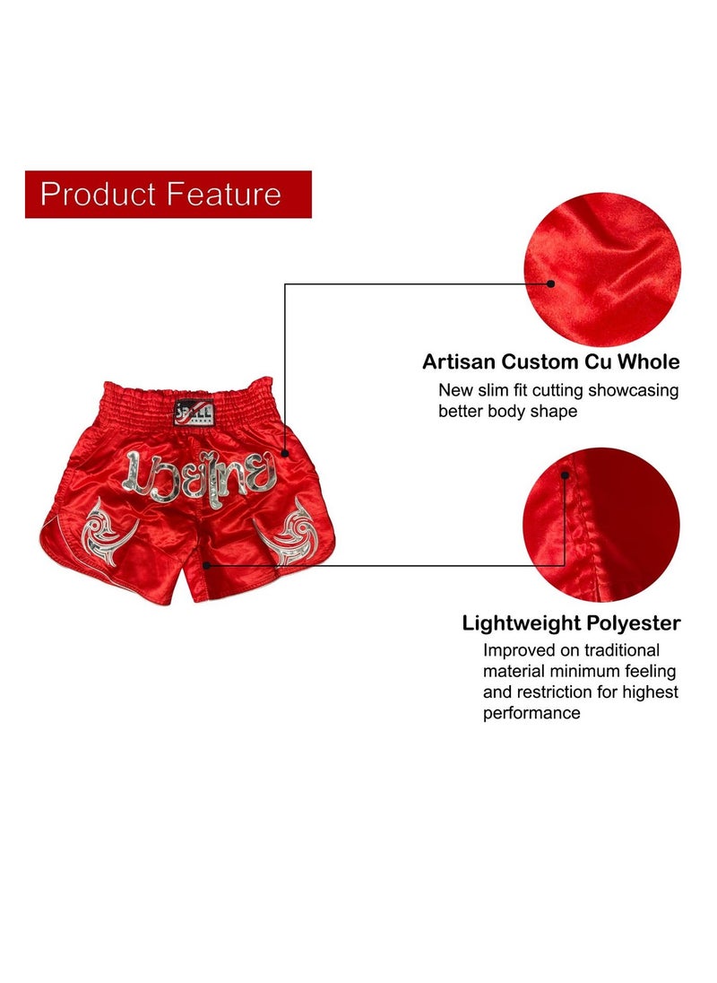Spall Boxing Shorts For Men Muay Thai Shorts For Kickboxing Wretling Grappling Fight And Cross Training Martial Arts Training Gym Clothing  - Image 2