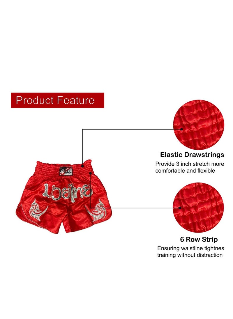 Spall Boxing Shorts For Men Muay Thai Shorts For Kickboxing Wretling Grappling Fight And Cross Training Martial Arts Training Gym Clothing  - Image 4