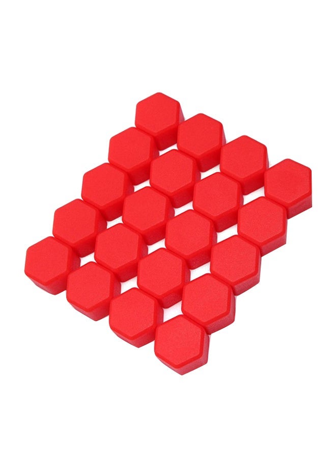 نيبمينينت 20-Piece Auto Hub Screw Cover Dust Proof Wheel Nut Cap - Image 1