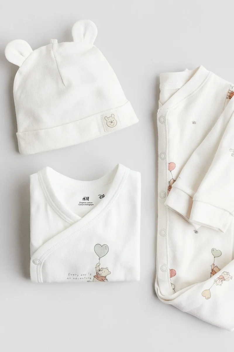 اتش اند ام 3-Piece Cotton Set