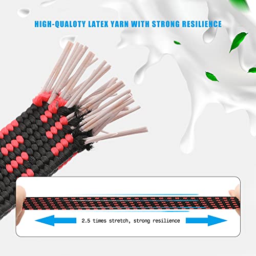 MOLADRI Heavy Duty Bungee Straps with Hooks, 80 inch Long Adjustable Cords,4 Pack Flat Nylon Rubber Elastic Rope with Length Adjustment Metal Buckle for Outdoor Camping Bikes Luggage Rack (Red) - Image 2