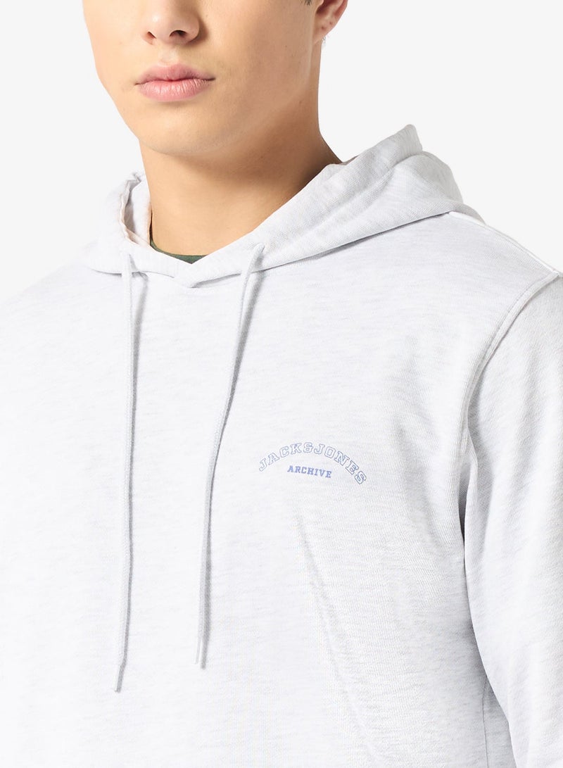 JACK & JONES Logo relaxed fit hooded sweatshirt - Image 3