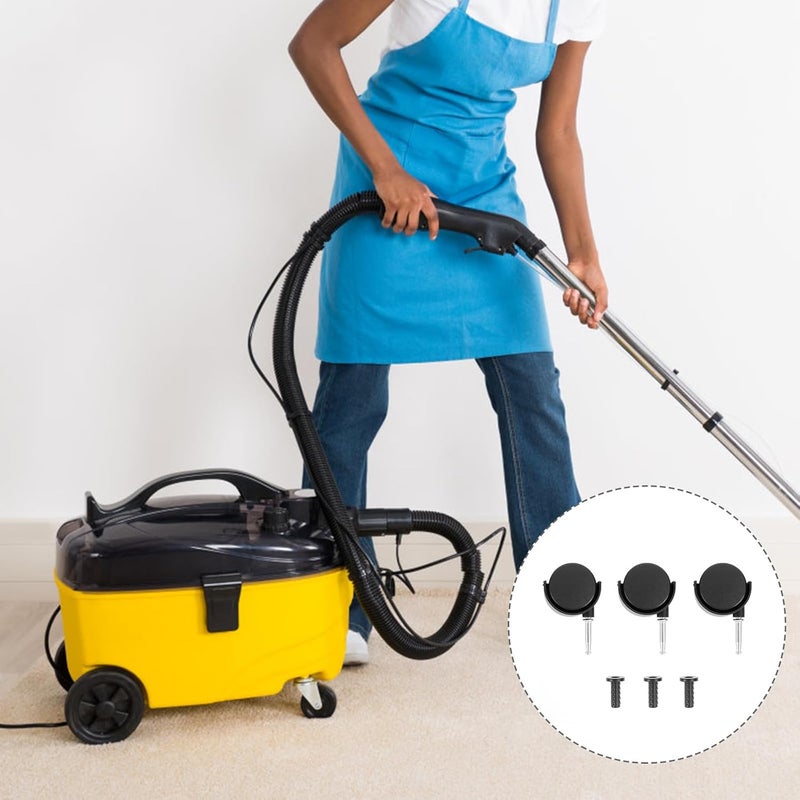 3 قطع من عجلات المكانس الكهربائية الدوارة منخفضة الضوضاء مقاس 40 مم لعجلات الأثاث للاستخدام الصناعي والسكني - Image 4