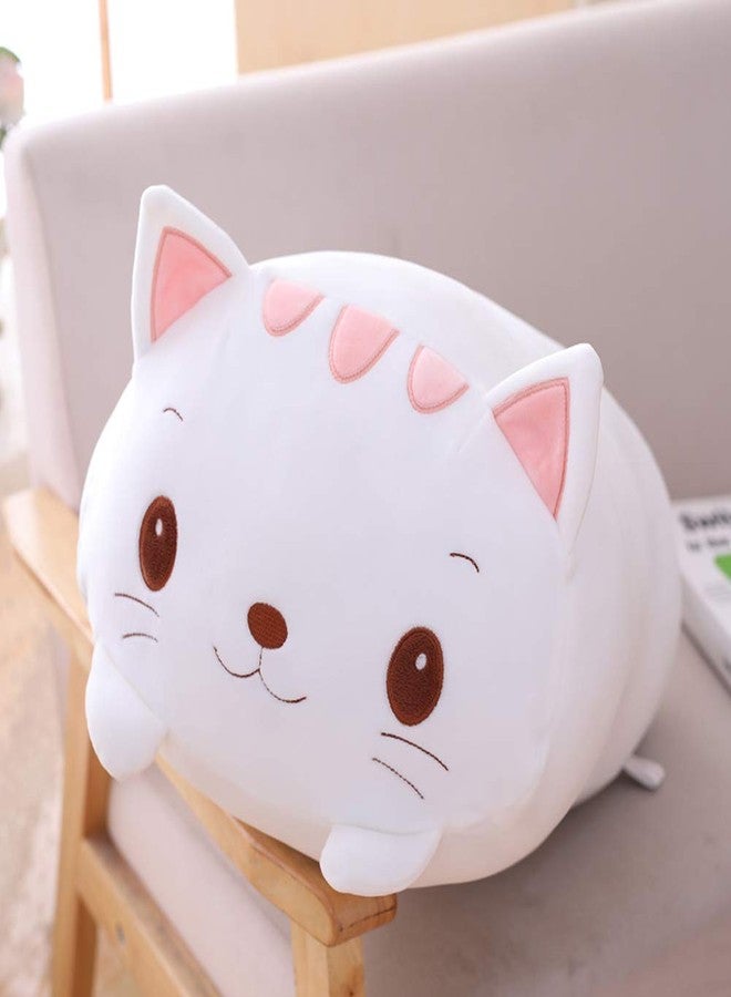 Jensquaify Cat Plush Hugging Pillow, Soft Kitten Cat Stuffed Animal Toy Body Pillow 23.6" - Image 1