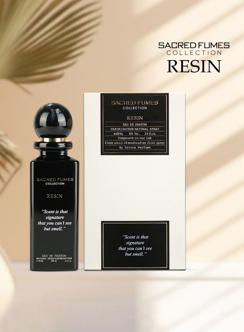 ديفينا مجموعة ساكريد فومز راتنج ١٠٠ مل - عطر بولد عود للرجال، عطر يدوم طويلاً - Image 2