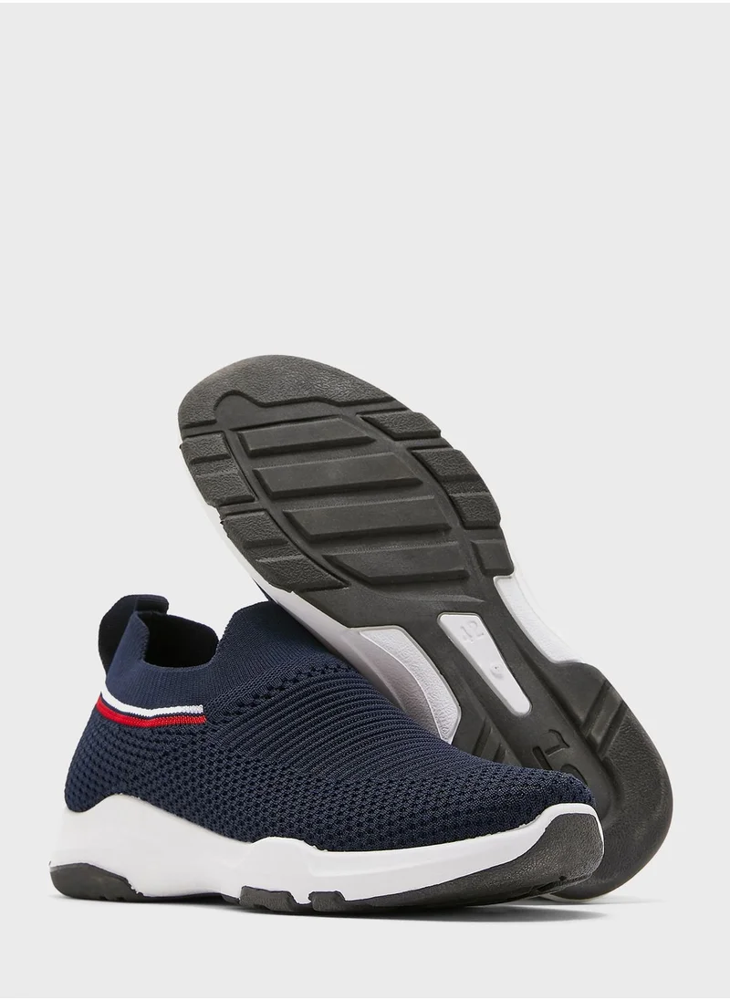 Seventy Five Casual Knit Slip On Sneakers