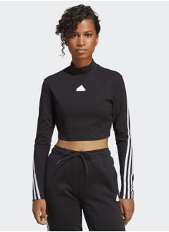 3 Stripe Future Icon Mock Neck Top