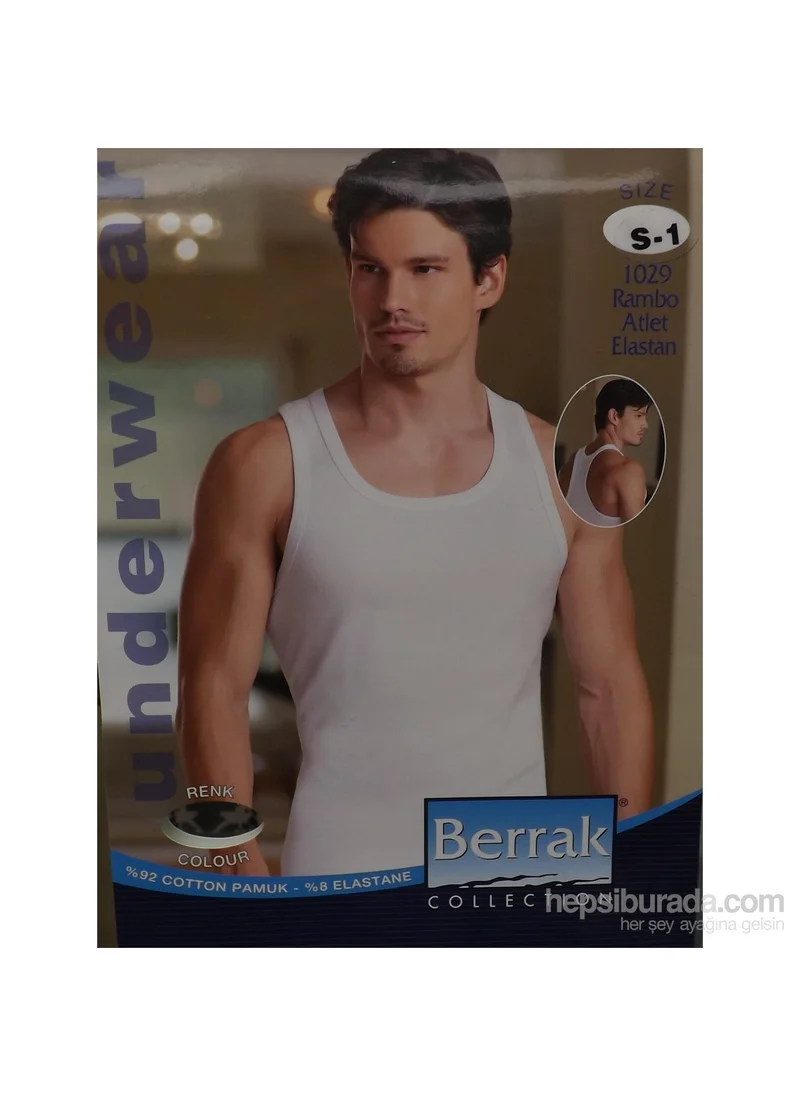 Berrak 1029 Men's Rambo Athlete Els. White