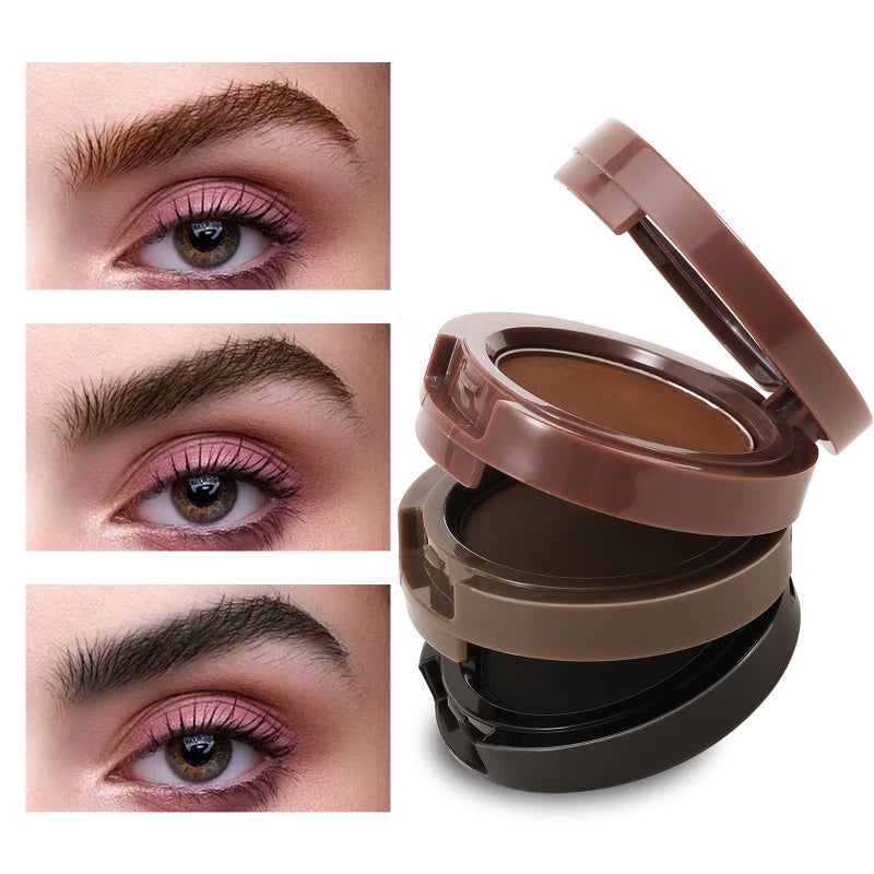 Boobeen 3 Color Eyebrow Powder Palette, Waterproof Eyebrow Makeup, Brow Definer to Shape Perfect Brow - Image 2