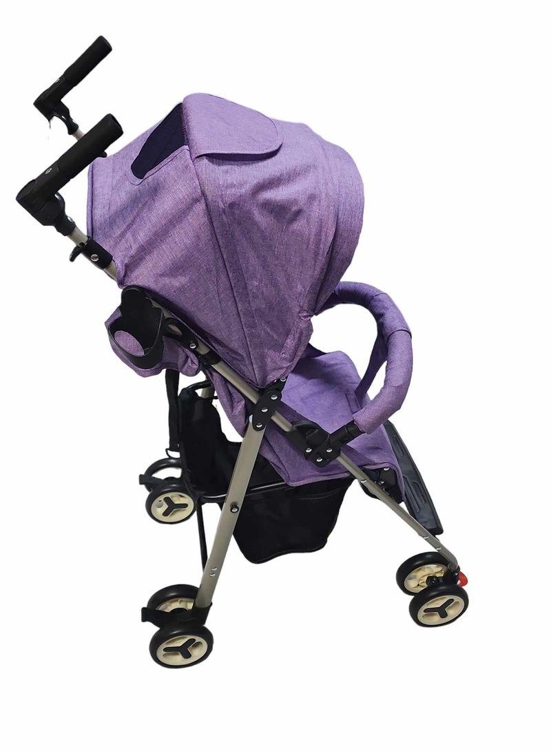 BABYCARA Lightweight Aluminum Stroller with Rotating Arms Cup holder and storage - Image 2