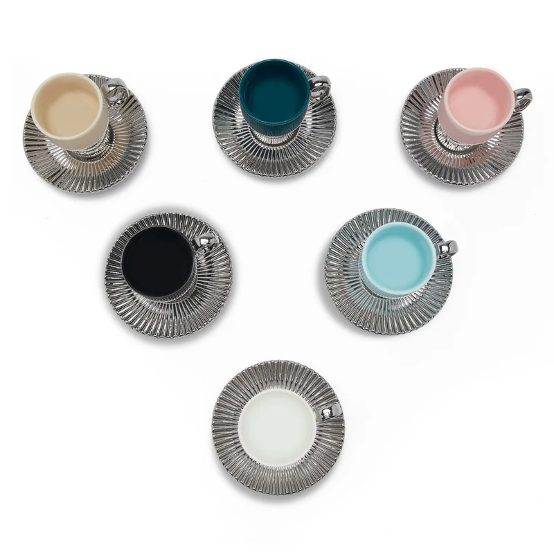 Simply Kitchen Rabat Plane Coffee Cup & Saucer Set