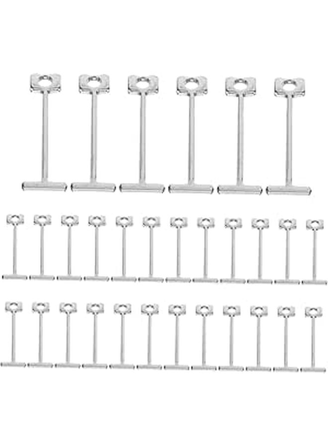 Nuobesty 100 Pcs Tile Spacers Metal Needles For Tile Leveling System Easy To Use For Ceramic Flooring Installation - Image 1