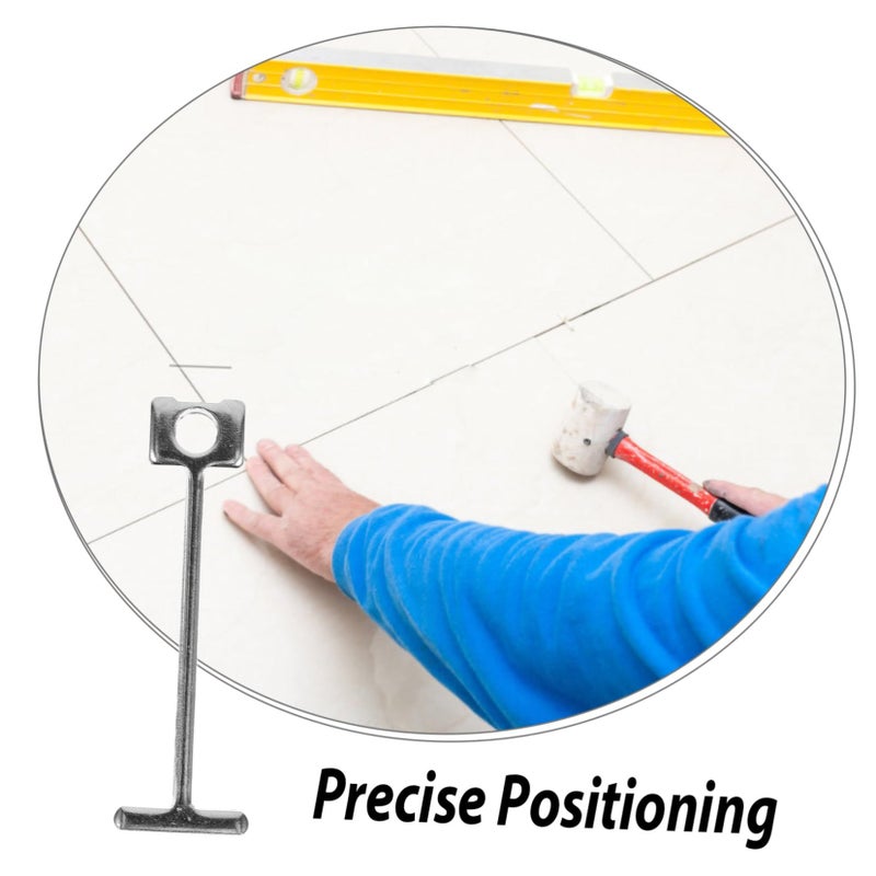 Nuobesty 100 Pcs Tile Spacers Metal Needles For Tile Leveling System Easy To Use For Ceramic Flooring Installation - Image 4