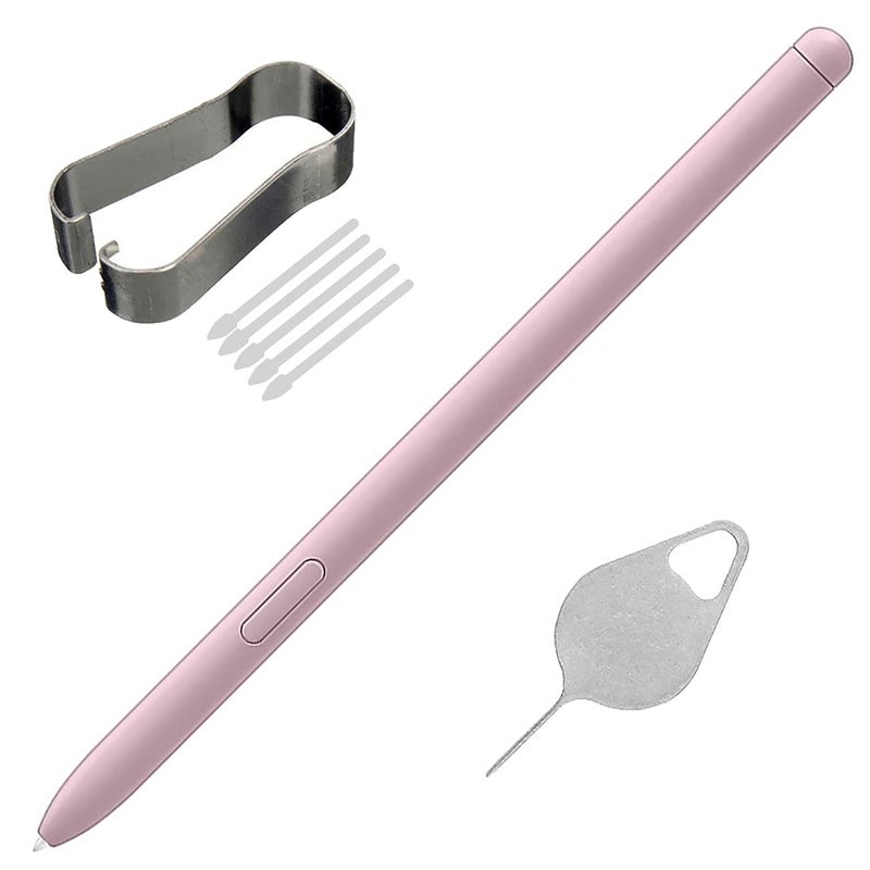 Bestdealing Galaxy Tab S6 Lite S Pen P610N P615 P610 Stylus Replacement Touch Pen for Samsung Galaxy Tab S6 Lite SM-P610N SM-P615 SM-P610 10.4" with Tips Tweezer S6lite Pen Repair Part (Chiffon Pink) - Image 1