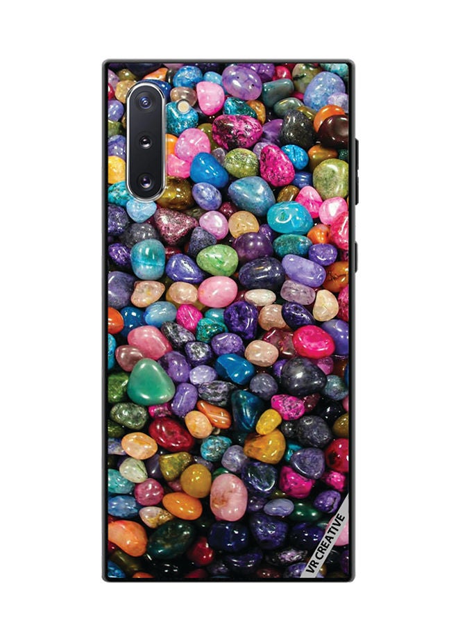 VR CREATIVE Protective Case Cover For Samsung Galaxy Note10 5G Pebbles Design Multicolour - Image 1