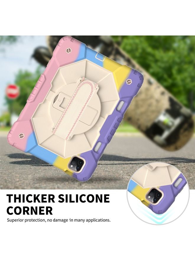 Rock Pow Protective Case Cover For Apple iPad Air4/Air5 10.9 inch (2020/2022)and iPad Pro 11 2018/2020/2021 Generations,Rugged Heavy Duty Shockproof Rotatable Kickstand with Pencil Holder - Image 4