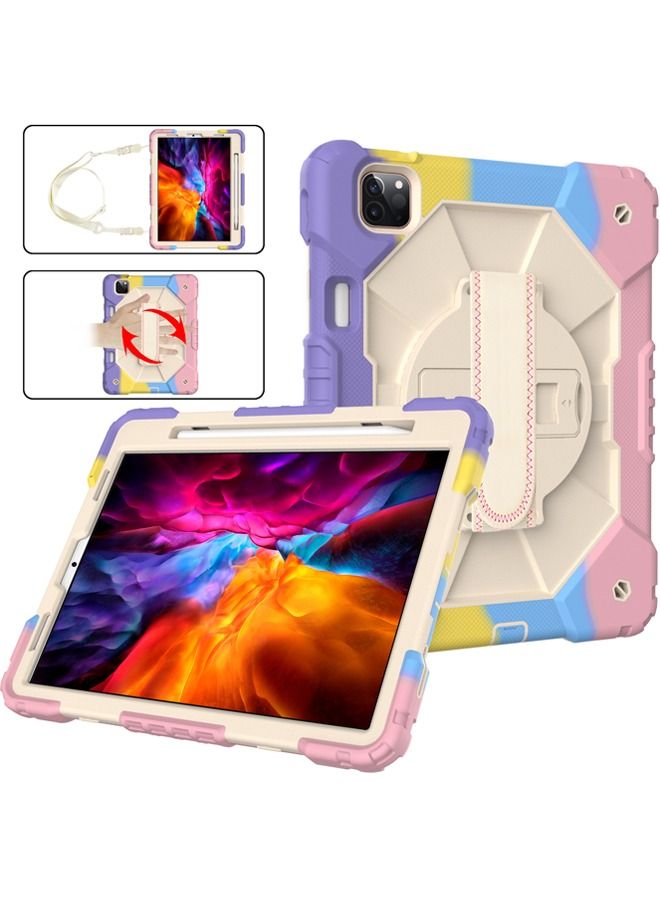 Rock Pow Protective Case Cover For Apple iPad Air4/Air5 10.9 inch (2020/2022)and iPad Pro 11 2018/2020/2021 Generations,Rugged Heavy Duty Shockproof Rotatable Kickstand with Pencil Holder - Image 2