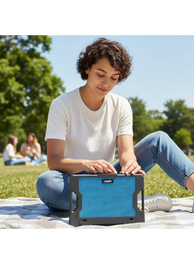 CRASH C1000 17-Inch Backlit Laptop Cooling Stand with LED Lights, Metal Mesh Design, Adjustable, for Optimal Usage Comfort - Image 3