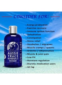 Somall Aussie Trace Minerals (8 oz) - Complete Electrolyte - 3rd Party Tested - Please Consider Your Source.  - Image 4