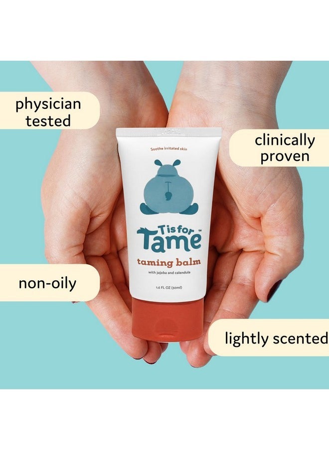 T is for Tame T is for Tame - Baby Natural Exfoliant & Nourishing Taming Balm for Cradle Cap, Dry Scalp & Skin, Plant-Based, Gentle Hydration with Jojoba & Calendula, Made in the USA  - Image 2