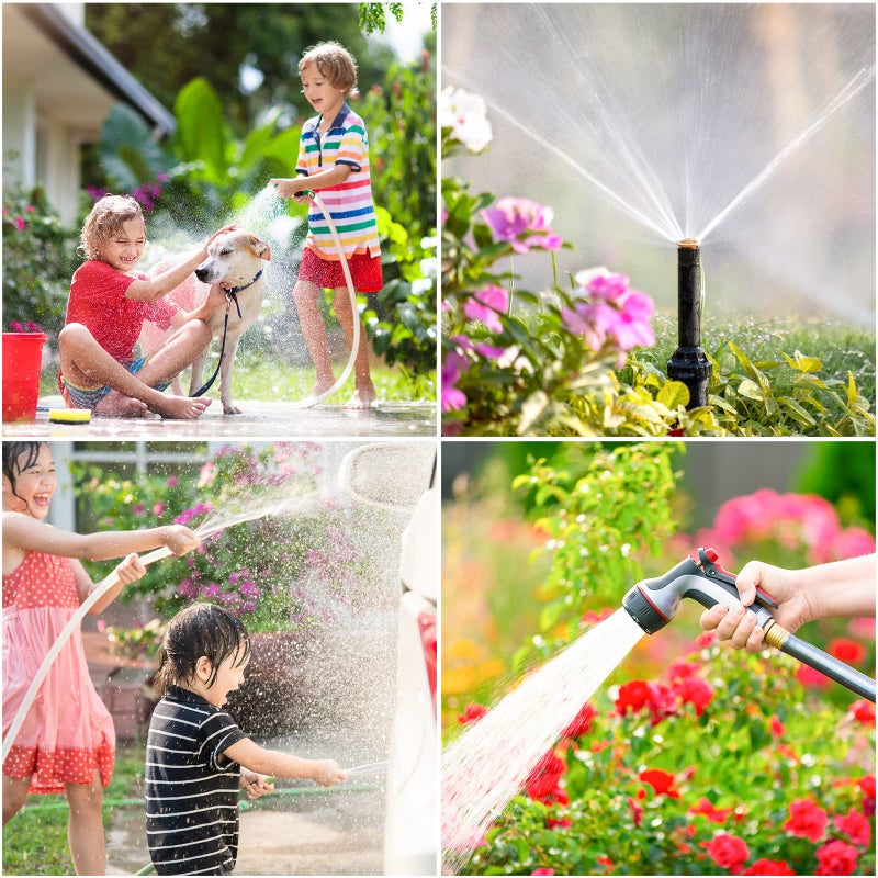 Twinkle Star 4 Way Heavy Duty Brass Garden Hose Splitter, Hose Connector 3/4", Hose Spigot Adapter with 4 Valves - Image 5