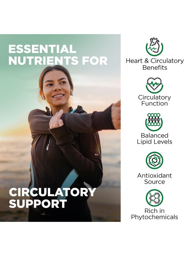 Nutrivein Nutrivein Premium Citrus Bergamot Supplement 1400mg 25:1 Bergamia Extract - 60 Day Supply (120 Capsules): Powerful Italian Citrus Bergamot 1400 mg+ High Concentration - Heart and Circulatory System - Image 4